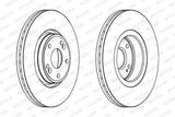 FERODO Front Brake Disc DDF1205 - 300mm Ventilated Disc for Laguna II — Brake Rotors & Drums