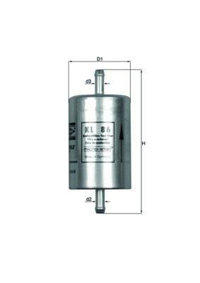 MAHLE KL86 Fuel Filter for Tofas, Technical specifications of MAHLE KL86 Fuel Filter MAHLE KL86 Fuel Filter - Quality Replacement for Tofas Cars | 55 mm Diameter MAHLE KL86 Fuel Filter for Tofas Engines fuel-filter, mahle, tofas-parts, car-maintenance, automotive-accessories, engine-performance, mechanics-tools, replacement-parts, car-owners, ai-generated