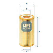 ufi-oil-filter-25-013-00, ufi-oil-filter-dimensions, ufi-compatible-models UFI Oil Filter 25.013.00 - Compatible with Clc-Series and CLK Model Cars | 116mm Height UFI Oil Filter Clc Series ufi, oil-filter, clc-series, clk-series, car-maintenance, mechanics, auto-parts, car-owners, engine-care, ai-generated
