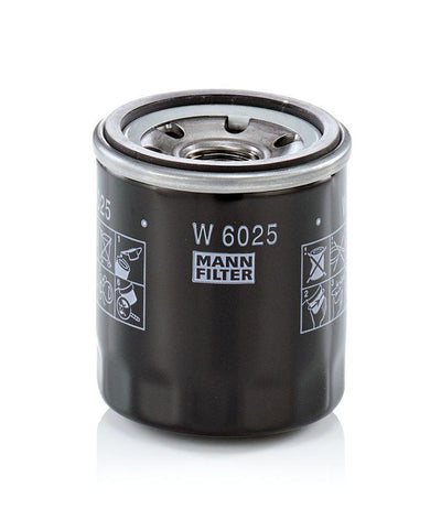 Mann W6025 Oil Filter Duster II/Dokker/Fluence/Megane IV 1.6 16V H4M, Juke/Note/Micra 12> — Oil Filters
