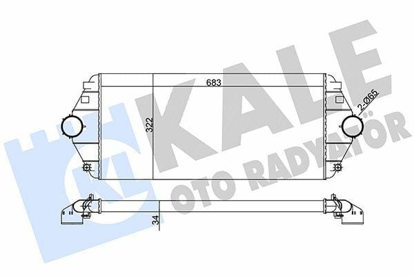 KALE Turbo Intercooler 344500 — Turbo & Supercharger