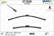 valeo 577820 windshield wiper blade set 21 23 inch, porsche suitable windshield wiper blades VALEO 577820 Windshield Wiper Blade Set - 21