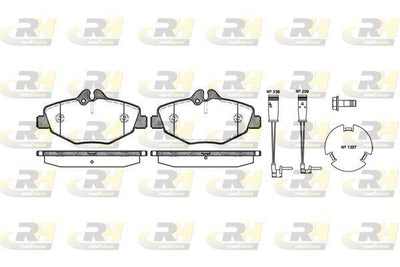 ROADHOUSE 2990.02 Brake Disc E Class Berlina T-Model W211 S211 03 — Brake Rotors & Drums