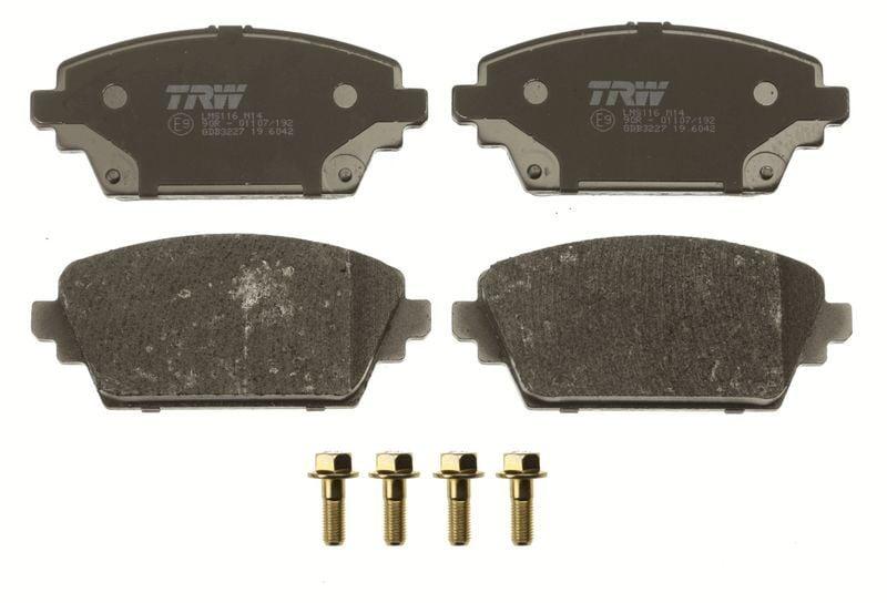 trw gdb3227 brake pad set for nissan and honda vehicles, trw brake pads dimensions and specifications TRW GDB3227 Brake Pad Set - Front Brake Pads for Nissan Primera & Honda Accord | 5.19 in × 2.30 in × 0.68 in TRW GDB3227 Brake Pad Set for Nissan and Honda trw, brake-pads, nissan, honda, vehicle-parts, car-owners, mechanics, braking-system, car-maintenance, ai-generated