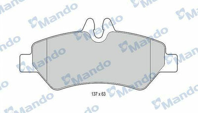 MANDO Rear Brake Pad MBF016046 for Lt35 Crafter Sprinter — Brake Pads