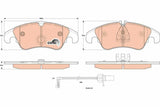 TRW GDB1908 Front Brake Pads for Audi A6 & A7 2.0-3.0 TDI