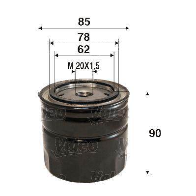 Valeo 586089 Oil Filter (Renault Megane III 1.5 dCi 1.9Dci 08-/ Scenic III 1.9Dci 09 -) — Oil Filters