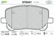 valeo 670541 front brake pad set, front brake pads for toyota avensis VALEO 670541 Front Brake Pad Set for 2002 Avensis 2.0 VVTi-D4D - AKEBONO System | 123mm Width VALEO 670541 Front Brake Pad Set - Compatible with Avensis brake-pads, valeo, front-brake-pad-set, cars, mechanics, akebono-brake-system, avensis-compatibility, automotive-parts, car-maintenance, ai-generated