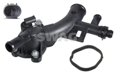 SWAG 40103086 Thermostat Housing Insignia A/Mokka/Astra J/Corsa D-E/Adam/Cruze/Aveo T300 A14net-B14 — Water Pump & Thermostat