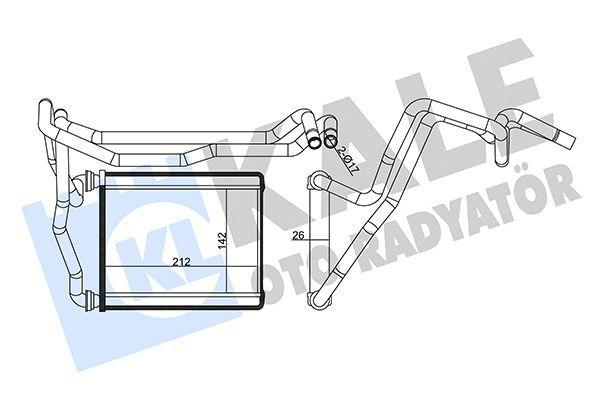Kale Radiator 358580 - High Performance Heater Radiator for Toyota Rav 4 Owners — Radiators & Fans