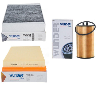 Wunder Opel Astra H 2007 - 2013 Models 1.6 Gasoline (XER) Periodic Filter Set — Maintenance & Service Kits