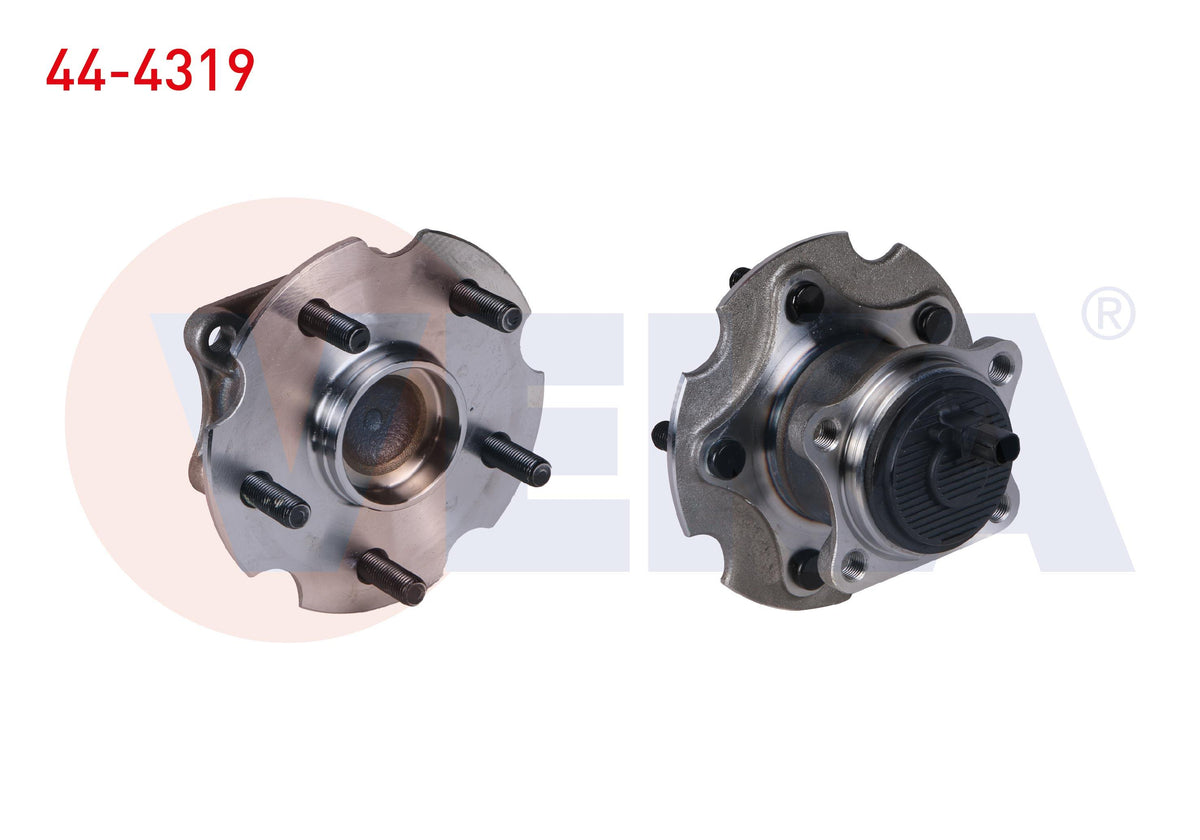Veka 44-4319 Wheel Hub Left-Right Rear with Bearing Toyota Auris (Nze18 — Hub Assemblies