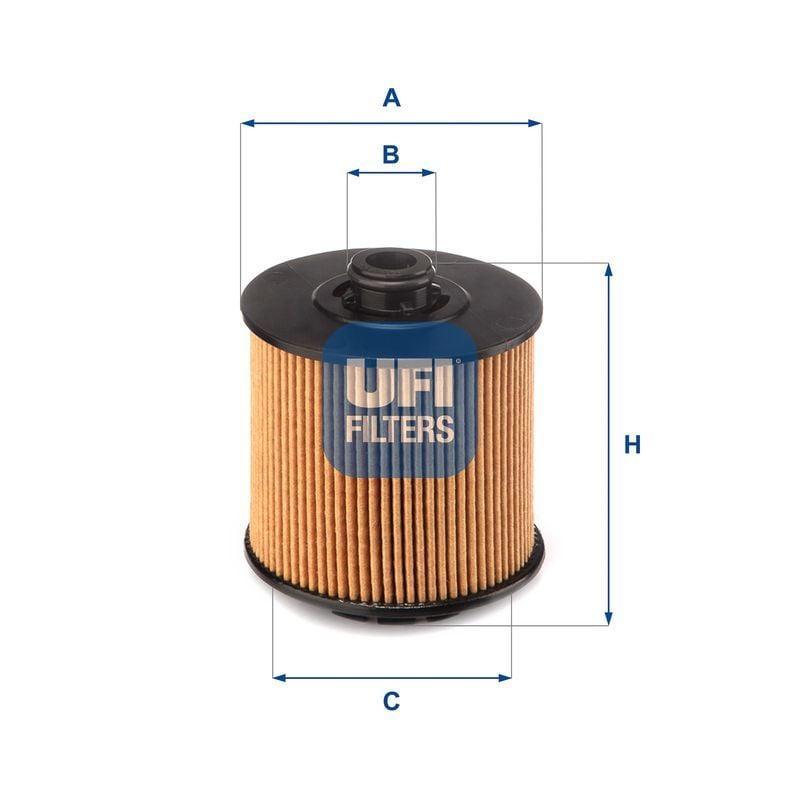 UFI Oil Filter 25.173.01 - High Efficiency for 19-Vo.Xc40 Owners — Oil Filters