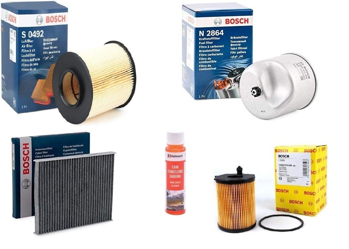 bosch oil maintenance kit for ford c-max 2010-2018, included air filter bosch for ford c-max, included oil filter bosch for ford c-max, included fuel filter bosch for ford c-max, included carbon cabin filter bosch for ford c-max, glass cleaner gift included with kit Bosch Ford C-Max 2010-2018 1.6 TDCI Oil Maintenance Kit - Essential Filters for Car Owners | Complete Set Ford C-Max 2010-2018 Oil Maintenance Kit | Bosch ford-c-max, oil-maintenance-kit, car-maintenance, bosch-filters, vehicle-filters, car-owne