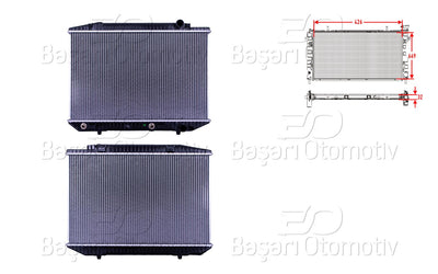 Wisco 3113548-00 Water Radiator Brazing At 426X669x32 Mercedes-Benz W126 380Se. 380Sec. 420Se. 420Sec 81-9 — Radiators & Fans