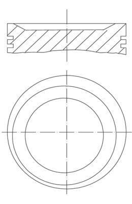 MAHLE Piston Ring 0.50 - 85.50mm for BMW M43/E46 316i (1.9)-318 — Pistons & Rotating