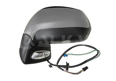 Alkar 6139858 Outer Rear View Mirror Left Electric Heated Primed with Turn Signal Lower Lighting — Tail, Signal & Reflectors