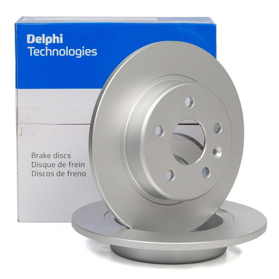 Delphi BG4761C Opel Astra K Rear Brake Disc 264 mm 15" 06/2015> 1.0/1.2/1.4/1.5/1.6 CDTi Turbo — Brake Rotors & Drums