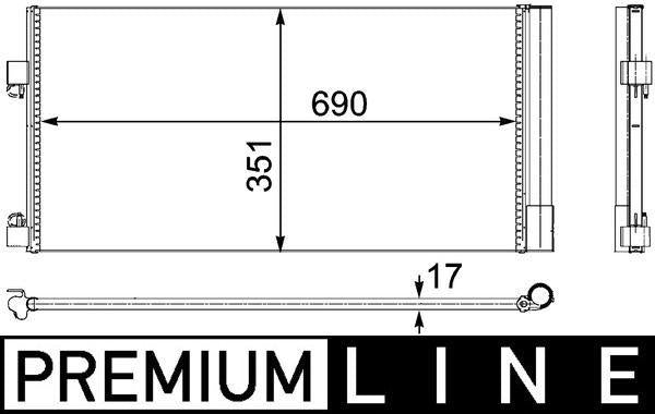 MAHLE AC486000P Air Conditioner Condenser - Key Features for Laguna III 1.5 dCi & 2.0 dCi — Condensers & Evaporators