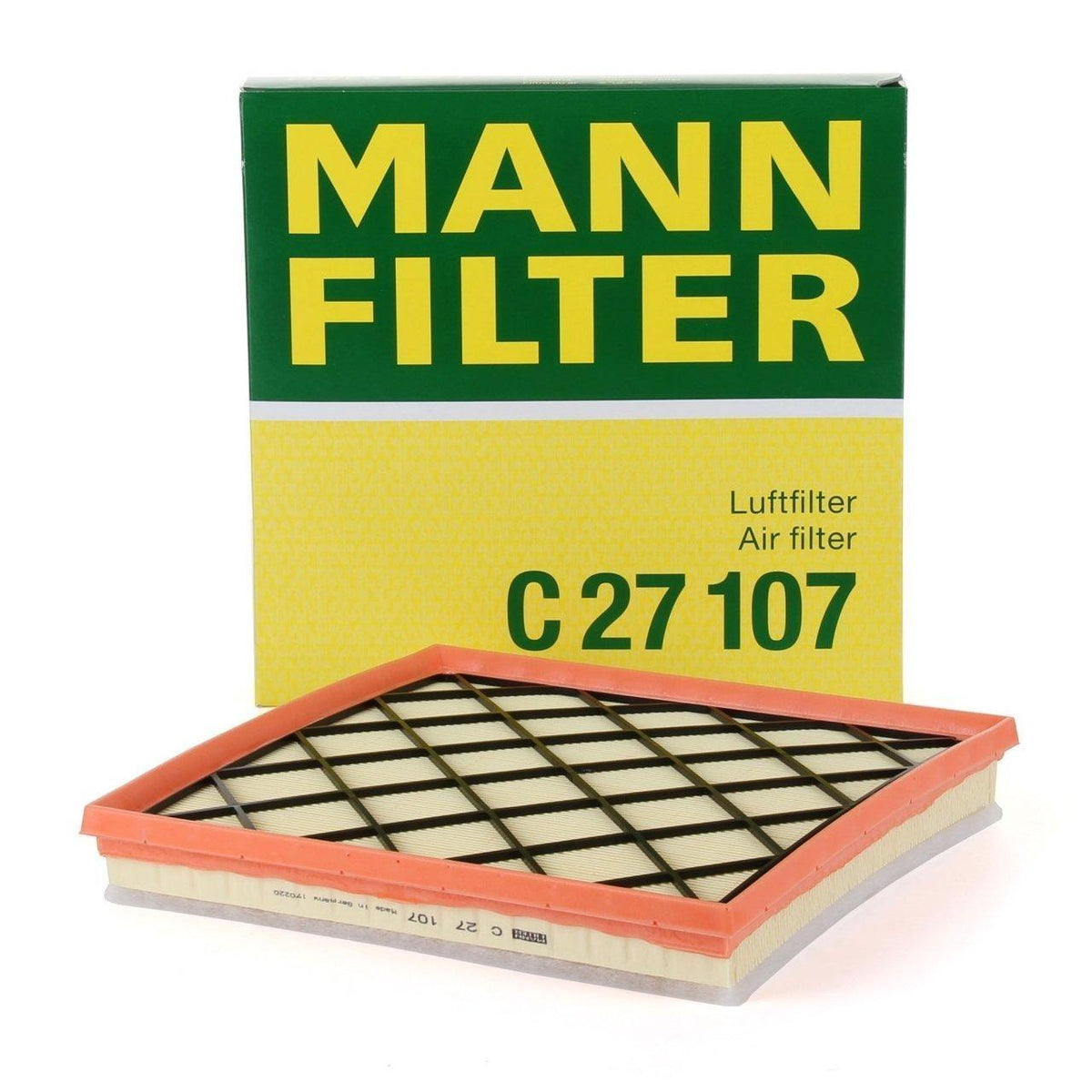 Mann Opel Astra J 1.6 Turbo Air Filter - Original Manufacturer — Air & Cabin Filters