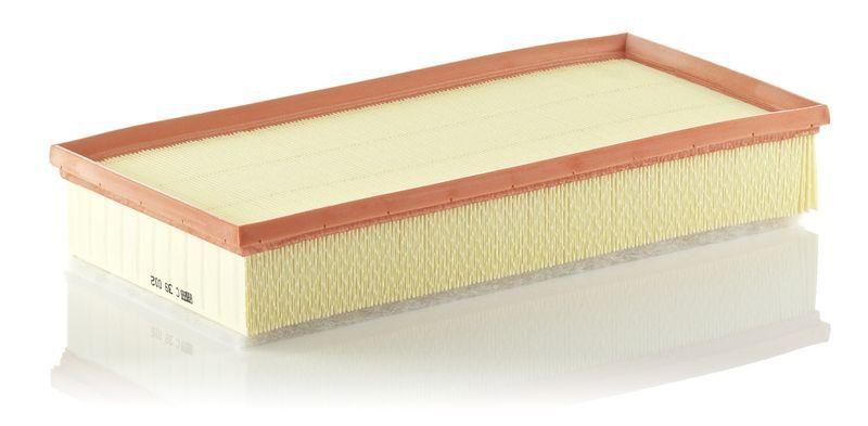 MANN C39002 Air Filter for Touareg, Specifications of MANN C39002 Air Filter MANN C39002 Air Filter for Volkswagen Touareg - Premium Replacement for V6, V8, TDI Drivers | 389mm x 187mm x 43mm MANN Air Filter for Touareg - Compatible with Multiple Models air-filter, mann, touareg, v6, v8, car-maintenance, automotive-parts, replacement-parts, auto-service, ai-generated
