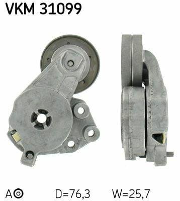 SKF VKM31099 Tensioner for VW Golf-Tiguan 1.4 TSI — Pulleys & Tensioners