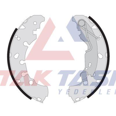 AP AP09090 Brake Puc Brake Pad Rear Fiat Grande Punto (199) 1.2 MPI with Lever 203X38 mm 2005-2012 / Opel Corsa — Brake Pads