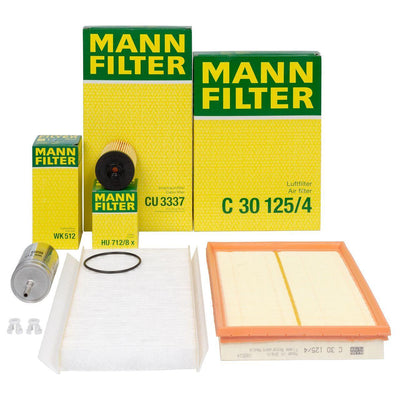 Mann Opel Corsa C 1.2 Gas Engine Periodic Maintenance Filter Set for 2001-2006 — Maintenance & Service Kits