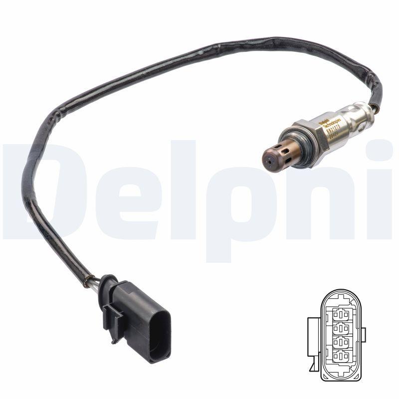 Delphi ES21278-12B1 Oxygen Sensor Front Polo/Fabia/Ibiza/Toledo/Rapid A1 08/2014- — Oxygen & Air-Fuel