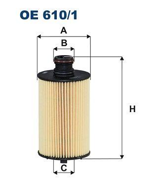 Filtron OE 610/1 Oil Filter Ssangyong Actyon/Korando/Rexton/Rodius 11-15 Gasoline-Diesel — Oil Filters
