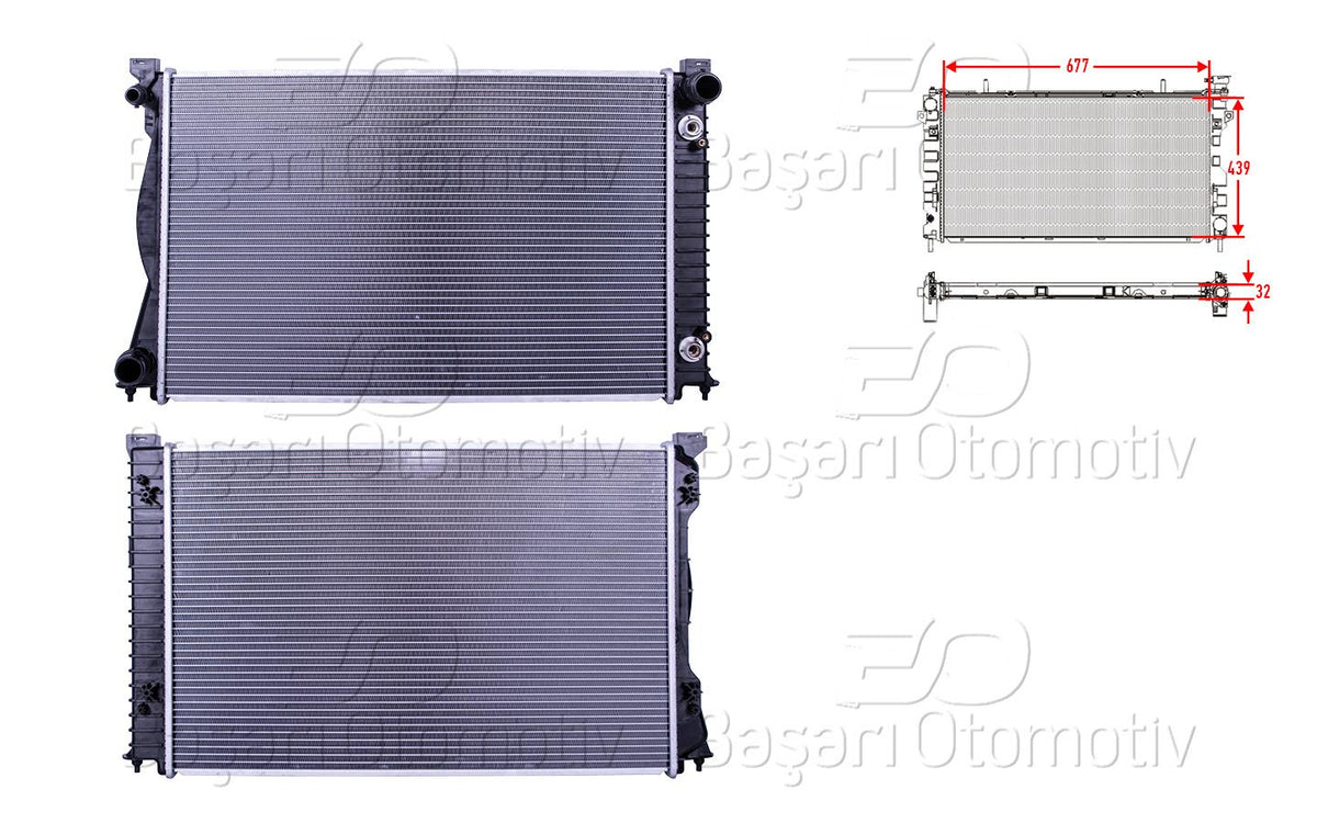 Wisco 1113470-00 Su Radiator Brazing At 677X439x32 mm Audi A6 2.7 TDI 04 > — Radiators & Fans