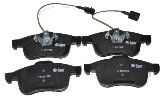 OPAR Front Brake Pad Set for Fiat Doblo 3 for 1.6 Diesel — Brake Pads