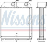 Nissens 73644 Radiator for Volvo S40 - Efficient Heating Solution — Radiators & Fans