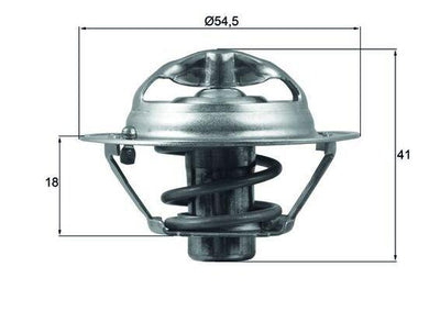 Mahle TX16282D Thermostat 82°C 16-Megane.IV 1.6 16V Dacia Dokker Duster Lodgy Renault Clio III Flue — Water Pump & Thermostat