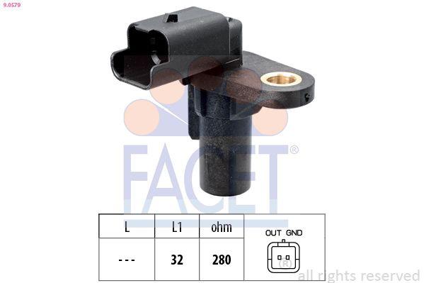 Facet 9.0579 Magnetic Sensor Renault Clio III / Megane II-III / Scenic II / Laguna II-III / Espace IV 2.0 16V