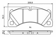 bosch front brake pads for touareg cayenne panamera macan, high quality bosch brake pads BOSCH Front Brake Pads - Premium Quality for Touareg, Cayenne, Panamera, Macan | Vehicle Parts BOSCH Front Brake Pads - Compatible with Touareg, Cayenne, Panamera, Macan bosch, brake-pads, front-brake-pads, touareg, cayenne, panamera, macan, vehicle-parts, premium-quality, ai-generated