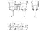 BOSCH Korna 12V Electric Horn - 60W Power, 115dB Volume — Motors, Pumps & Antennas