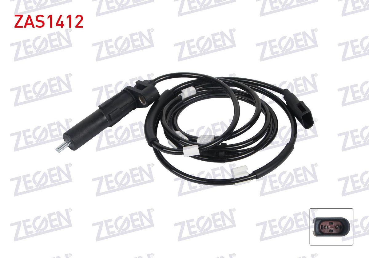 Zegen ZAS1412 ABS Sensor Rear Right Ford Transit (V184) Pair Wheel 2000-2006 — Brake Sensors & ABS
