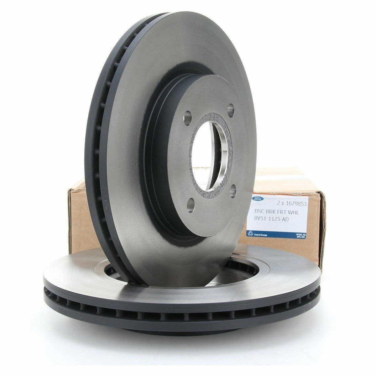 Ford Fiesta Brake Disc Set - Original Parts for 2003-2018 — Brake Rotors & Drums