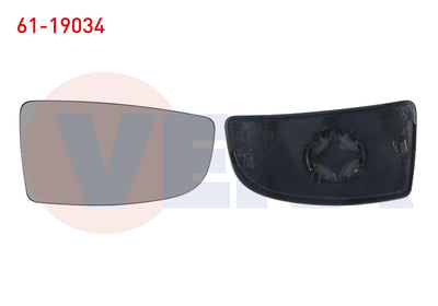 Veka 61-19034 Ford Transit 2014 onwards Mirror Glass Right Lower Right — Mirrors