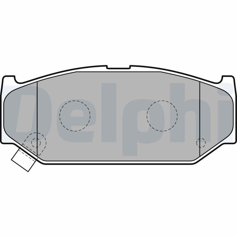 Delphi LP2182 Brake Pad Front Suzuki Swift 05-10 — Brake Pads