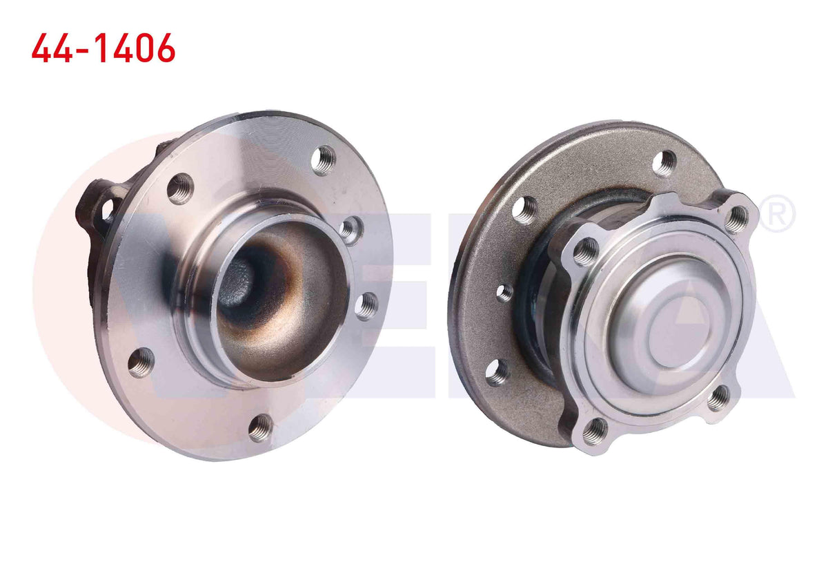 Veka 44-1406 Wheel Hub Left-Right Front with Bearing BMW 3 Series (E90) 320 D 5 Lug Integrated ABS with Sens — Hub Assemblies