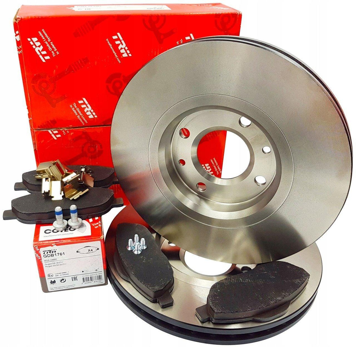 Trw Peugeot 3008 Front Brake Disc and Pad Set — Brake Pads