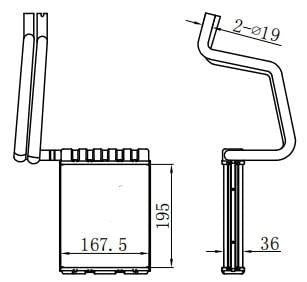 MGA 81207 Heater Core Brazing (Ford: C-Max / Focus III / Transit / Tourneo Connect) — Heater & Blower