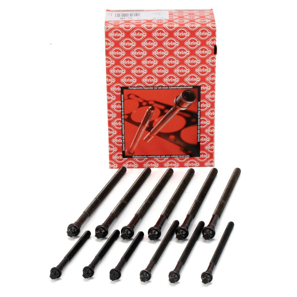 Elring BMW E90 318i Cylinder Head Bolt Set — Cylinder Head & Block