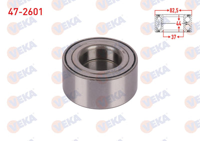 Veka 47-2601 Front Wheel Bearing Left-Right 44X82,5X37 Land Rover Freelander 1.8 16V-2.0 Td4-2.0 DI 1998-200 — Wheel Bearings