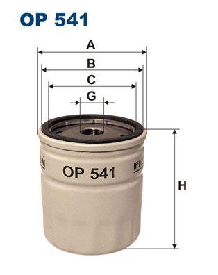 Filtron OP541 Oil Filter Opel Astra F Astra G Corsa B Corsa C Vectra B Vectra C 96-04 — Oil Filters