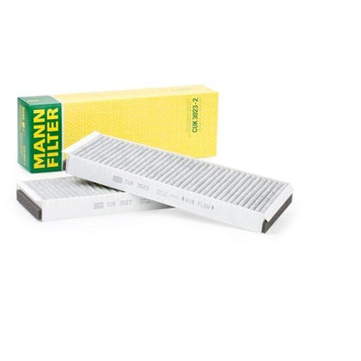 Mann CUK3023-2 Cabin Air Filter (with Carbon) Audi A6 C6 3.0 TDI 2.0-3.2 04-11 / A6 Allroad / R8 — Air & Cabin Filters