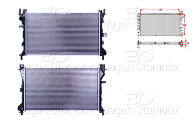 Wisco 3113042-00 Water Radiator Brazing Mt 597X348x26 mm Ford Focus 98-03 Gasoline. Diesel — Radiators & Fans