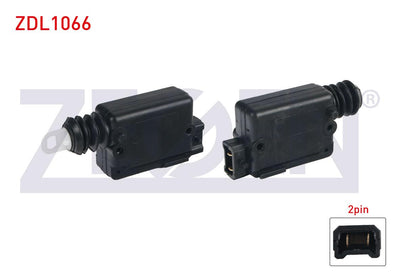 Zegen ZDL1066 Door Lock Motor 2 Pin Renault Clio II-Megane I 1996-2005 / R19 1988-2000 — Handles, Locks & Latches